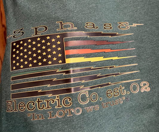 Heather forrest green t-shirt